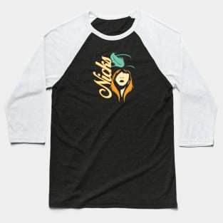 Stevie Nicks Colors Ornament Baseball T-Shirt